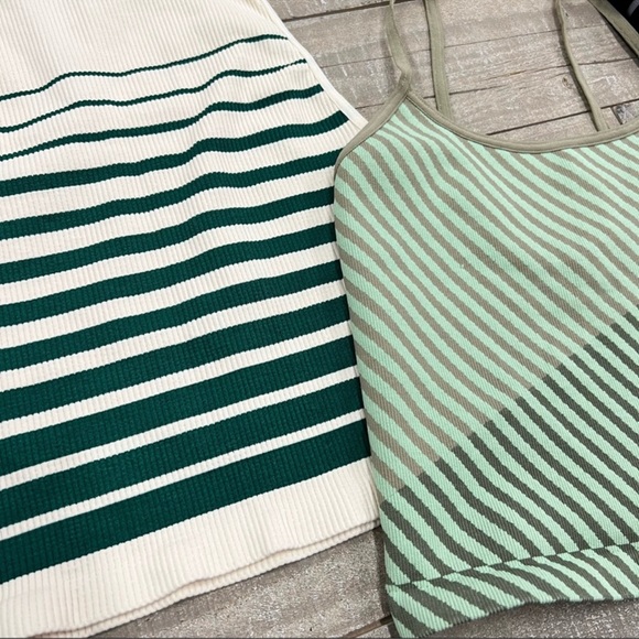 Free People (SET OF 2)Movement Striped Tops Bundle - Picture 2 of 3
